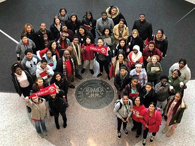 Photo of Liberty Partnership students